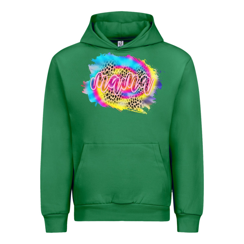 Mama Tie Dye Leopard Urban Hoodie by CowCowDesign | Teevron