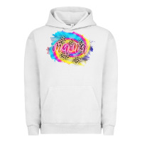 Pigment Lunar Rock Mama Tie dye Leopard Urban Hoodie - CowCowDesign
