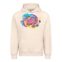 Sandshell Mama Tie dye Leopard Urban Hoodie - CowCowDesign