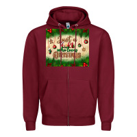 Burgundy just a girl who loves christmas tumbler Zipper Hoodie - BundleAndBundleShop