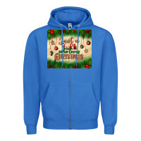 True Royal just a girl who loves christmas tumbler Zipper Hoodie - BundleAndBundleShop