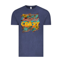 Vintage Denim beautiful crazy Vintage Tee - NancyCooperArtShop