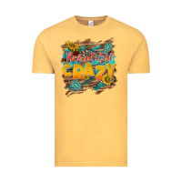Vintage Mustard beautiful crazy Vintage Tee - NancyCooperArtShop