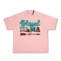 Salmon blessed mama serape cowhide turquoise Urban Heavy Tee - Jasminsmagicworld