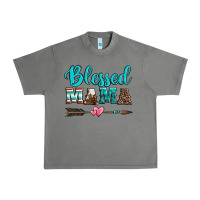 Tornado blessed mama serape cowhide turquoise Urban Heavy Tee - Jasminsmagicworld