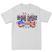 Dove Grey 4th of July Dog Mom Premium Tee - CowGirlArtShop