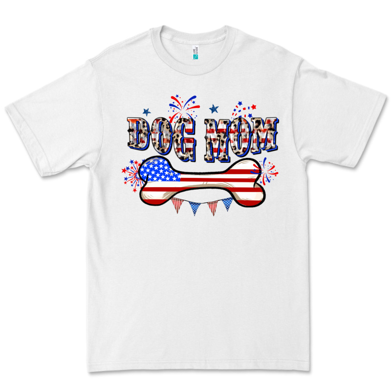 4th Of July Dog Mom Premium Tee by CowGirlArtShop | Teevron