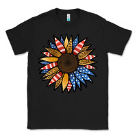 Black Patriotic Sunflower Classic Tee - Jasminsmagicworld