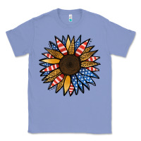Colony Blue Patriotic Sunflower Classic Tee - Jasminsmagicworld