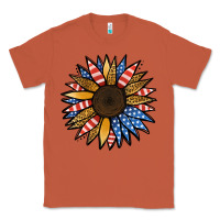 Copper Patriotic Sunflower Classic Tee - Jasminsmagicworld