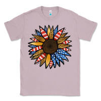 Lilac Patriotic Sunflower Classic Tee - Jasminsmagicworld