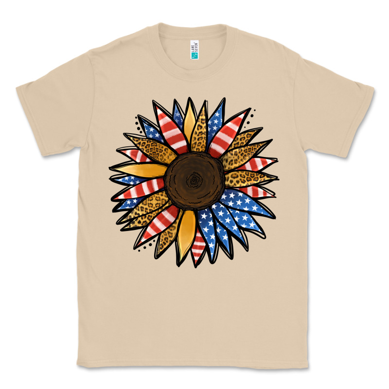 Patriotic Sunflower Classic Tee by Jasminsmagicworld | Teevron