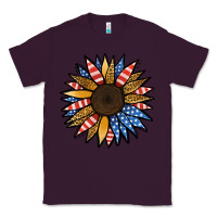 Plum Patriotic Sunflower Classic Tee - Jasminsmagicworld