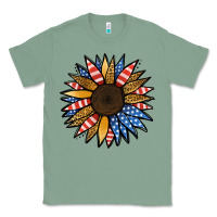 Sage Patriotic Sunflower Classic Tee - Jasminsmagicworld