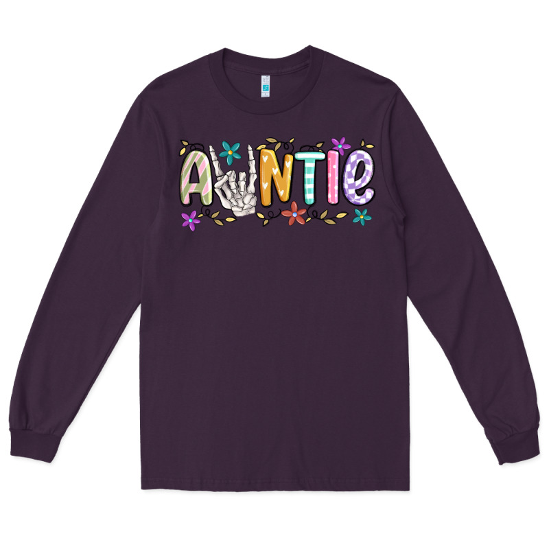 Auntie Long Sleeve Tee by MaliasSmallBusiness | Teevron