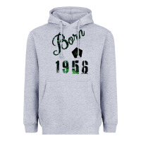 Heather Grey Born In 1956 Heavyweight Hoodie - Bettercallsaul