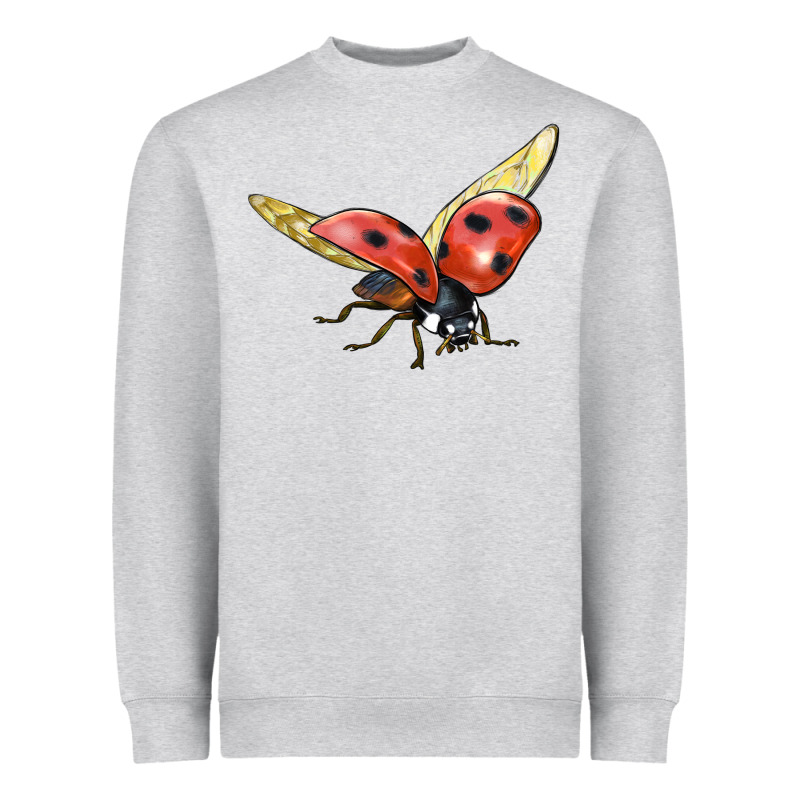 Ladybug Flying Heavyweight Sweatshirt by LillyAllenDesigns | Teevron