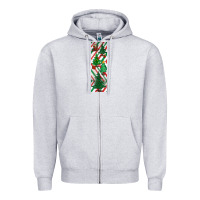 Heather Grey christmas pen wraps Zipper Hoodie - BundleAndBundleShop
