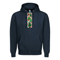 Navy christmas pen wraps Zipper Hoodie - BundleAndBundleShop