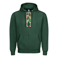 Sports Green christmas pen wraps Zipper Hoodie - BundleAndBundleShop