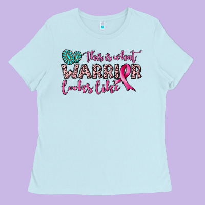 This Is What Warrior Looks Like Ladies Tee Designed By Jahusdesignshop