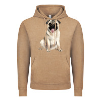 Vintage Coffee pug Vintage Hoodie - JahusDesignShop
