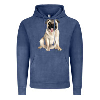 Vintage Denim pug Vintage Hoodie - JahusDesignShop