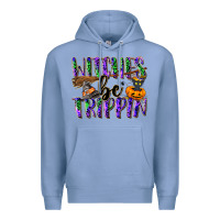 Colony Blue Witches be trippin Premium Hoodie - NancyCooperArtShop