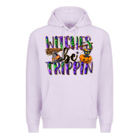 Lilac Witches be trippin Premium Hoodie - NancyCooperArtShop