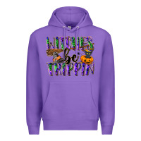 Purple Witches be trippin Premium Hoodie - NancyCooperArtShop