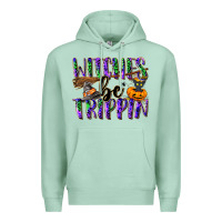 Seafoam Witches be trippin Premium Hoodie - NancyCooperArtShop