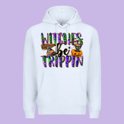 Witches Be Trippin Premium Hoodie Designed By Nancycooperartshop