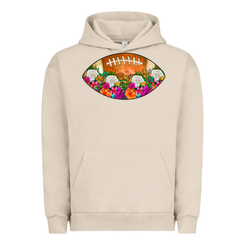 American Football Floral Urban Hoodie by CowCowDesign | Teevron