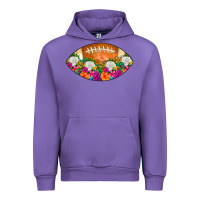 Tulip American Football Floral Urban Hoodie - CowCowDesign