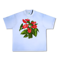 Grape Ice anthurium Urban Heavy Tee - LillyAllenDesigns