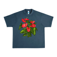 Midnight Navy anthurium Urban Heavy Tee - LillyAllenDesigns