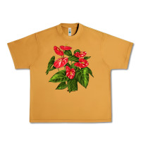 Peanut Butter anthurium Urban Heavy Tee - LillyAllenDesigns