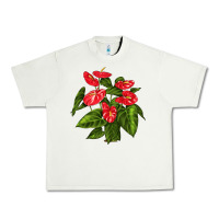 Pistachio anthurium Urban Heavy Tee - LillyAllenDesigns