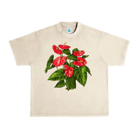 Sandshell anthurium Urban Heavy Tee - LillyAllenDesigns