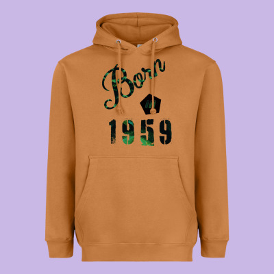 Born In 1959 Heavyweight Hoodie Designed By Bettercallsaul