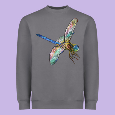 Dragon Fly Heavyweight Sweatshirt Designed By Lillyallendesigns