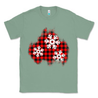 Sage Christmas snowflakes patch Classic Tee - AdoDesignShop