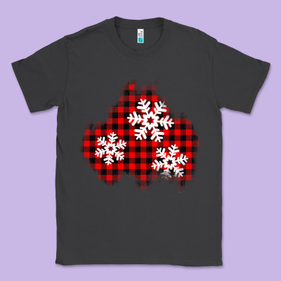 Christmas Snowflakes Patch Classic Tee Designed By Adodesignshop