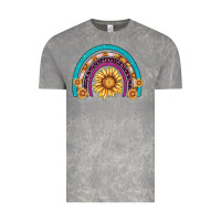 Cloud Rock rainbow sunflower Vintage Tee - AdoDesignShop