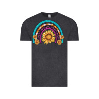 Vintage Black rainbow sunflower Vintage Tee - AdoDesignShop