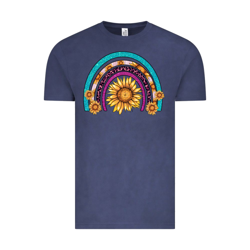 Rainbow Sunflower Vintage Tee by AdoDesignShop | Teevron