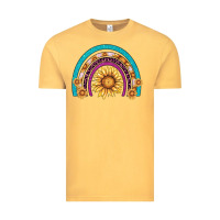 Vintage Mustard rainbow sunflower Vintage Tee - AdoDesignShop