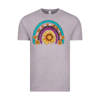 Vintage Zinc rainbow sunflower Vintage Tee - AdoDesignShop
