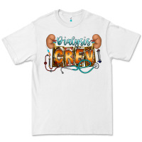 White dialysis crew Premium Tee - CowhideDigitalArt
