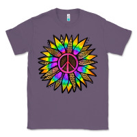 Lavender Peace Hippie Sunflower Classic Tee - Jasminsmagicworld